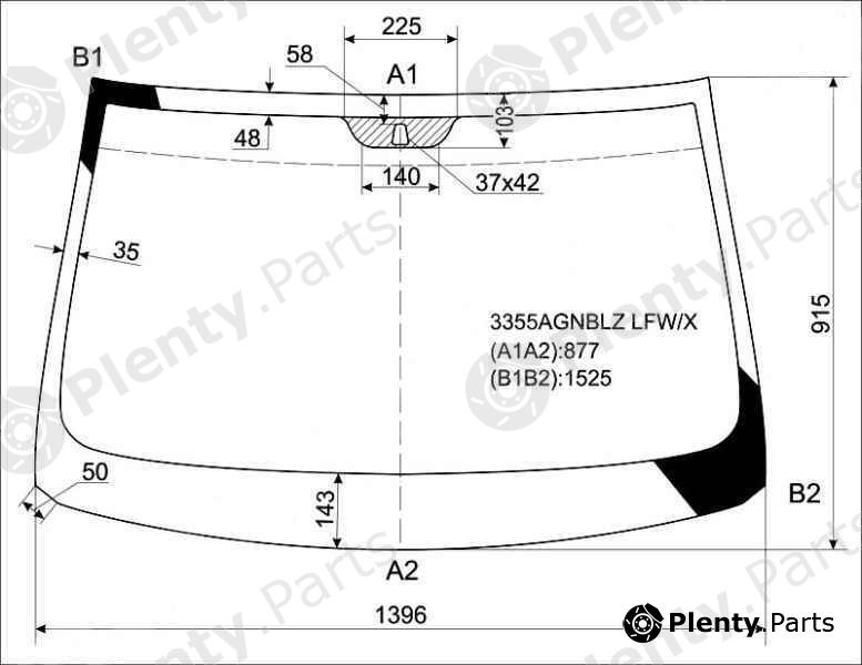  XYG part 3355AGNBLZLFW/X (3355AGNBLZLFWX) Replacement part