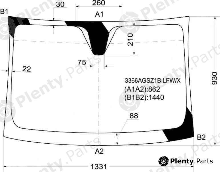  XYG part 3366AGSZ1BLFW/X (3366AGSZ1BLFWX) Replacement part