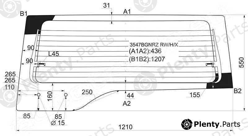  XYG part 3547BGNRZRW/H/X (3547BGNRZRWHX) Replacement part