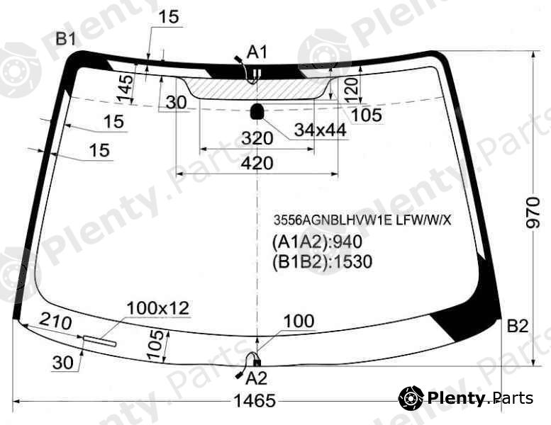  XYG part 3556AGNBLHVW1ELFW/W/X (3556AGNBLHVW1ELFWWX) Replacement part