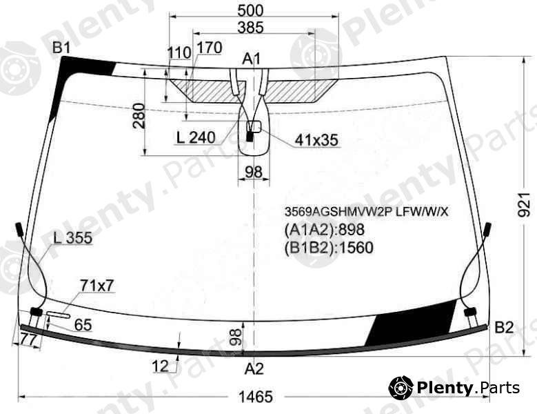  XYG part 3569AGSHMVW2PLFW/W/X (3569AGSHMVW2PLFWWX) Replacement part