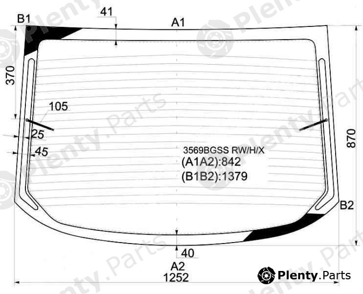  XYG part 3569BGSSRW/H/X (3569BGSSRWHX) Replacement part