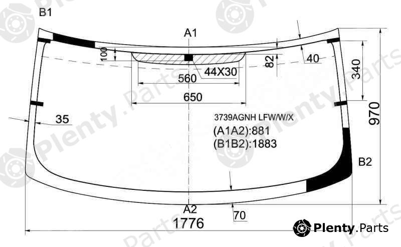  XYG part 3739AGNHLFW/W/X (3739AGNHLFWWX) Replacement part