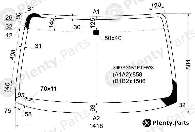  XYG part 3967AGNV1PLFW/X (3967AGNV1PLFWX) Replacement part