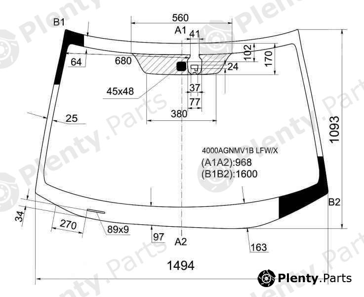 XYG part 4000AGNMV1BLFW/X (4000AGNMV1BLFWX) Replacement part