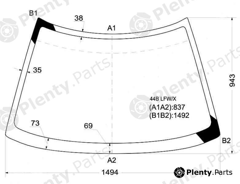  XYG part 44BLFW/X (44BLFWX) Replacement part