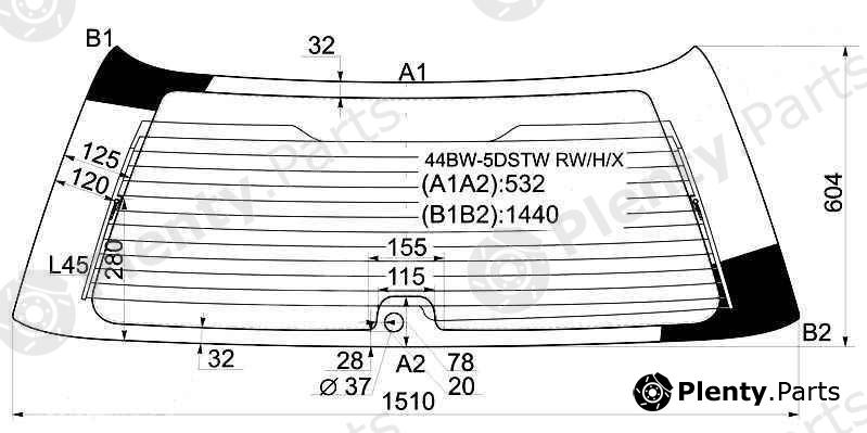 XYG part 44BW-5DSTWRW/H/X (44BW5DSTWRWHX) Replacement part