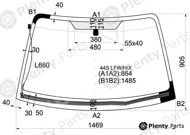  XYG part 44SLFW/H/X (44SLFWHX) Replacement part