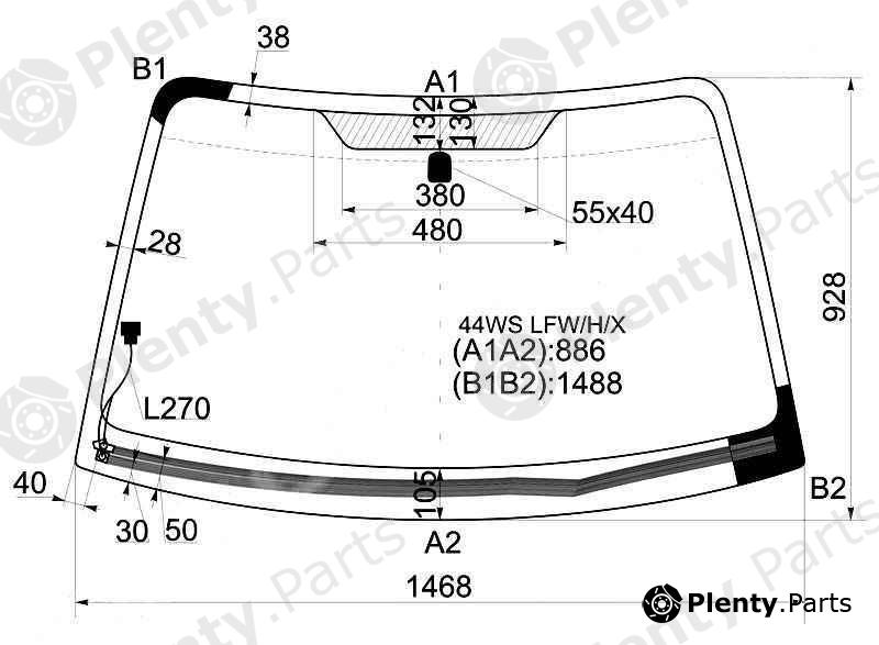  XYG part 44WSLFW/H/X (44WSLFWHX) Replacement part