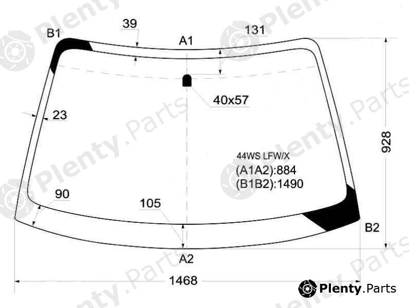  XYG part 44WSLFW/X (44WSLFWX) Replacement part