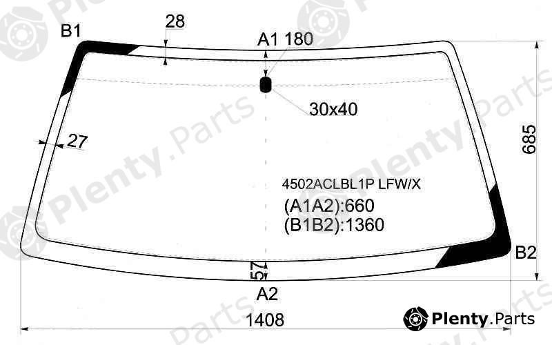  XYG part 4502ACLBL1PLFW/X (4502ACLBL1PLFWX) Replacement part