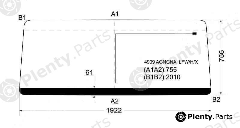  XYG part 4909AGNGNALFW/H/X (4909AGNGNALFWHX) Replacement part