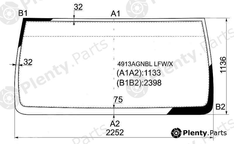  XYG part 4913AGNBLLFW/X (4913AGNBLLFWX) Replacement part