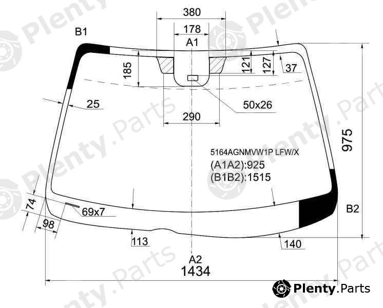  XYG part 5164AGNMVW1PLFW/X (5164AGNMVW1PLFWX) Replacement part