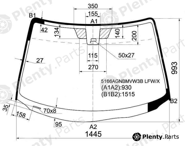  XYG part 5166AGNBMVW3BLFW/X (5166AGNBMVW3BLFWX) Replacement part