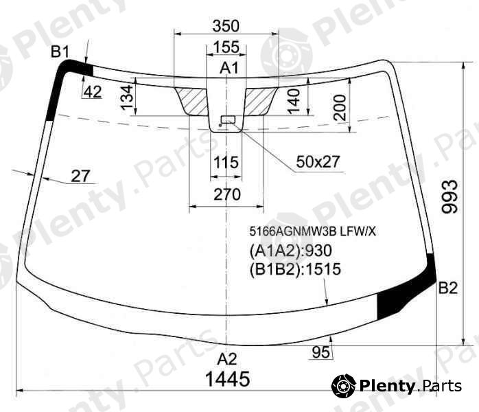  XYG part 5166AGNMW3BLFW/X (5166AGNMW3BLFWX) Replacement part