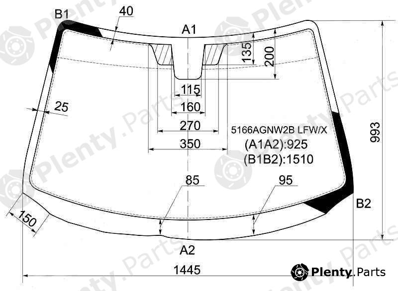  XYG part 5166AGNW2BLFW/X (5166AGNW2BLFWX) Replacement part
