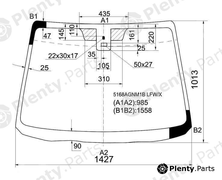  XYG part 5168AGNM1BLFW/X (5168AGNM1BLFWX) Replacement part