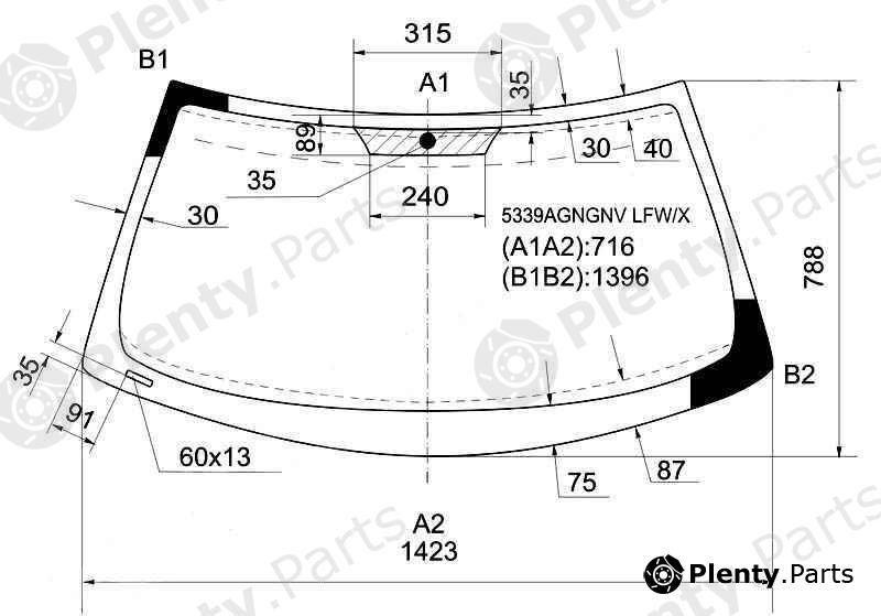  XYG part 5339AGNGNVLFW/X (5339AGNGNVLFWX) Replacement part