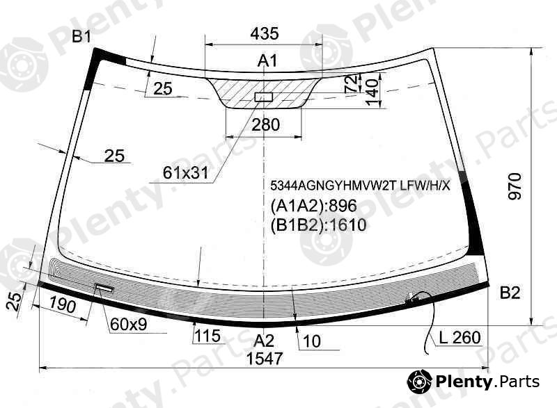  XYG part 5344AGNGYHMVW2TLFW/H/X (5344AGNGYHMVW2TLFWHX) Replacement part