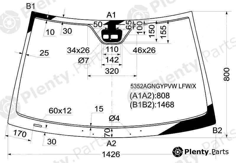  XYG part 5352AGNGYPVWLFW/X (5352AGNGYPVWLFWX) Replacement part