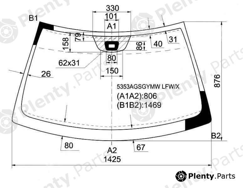  XYG part 5353AGSGYMWLFW/X (5353AGSGYMWLFWX) Replacement part