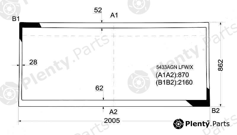  XYG part 5433AGNLFW/X (5433AGNLFWX) Replacement part