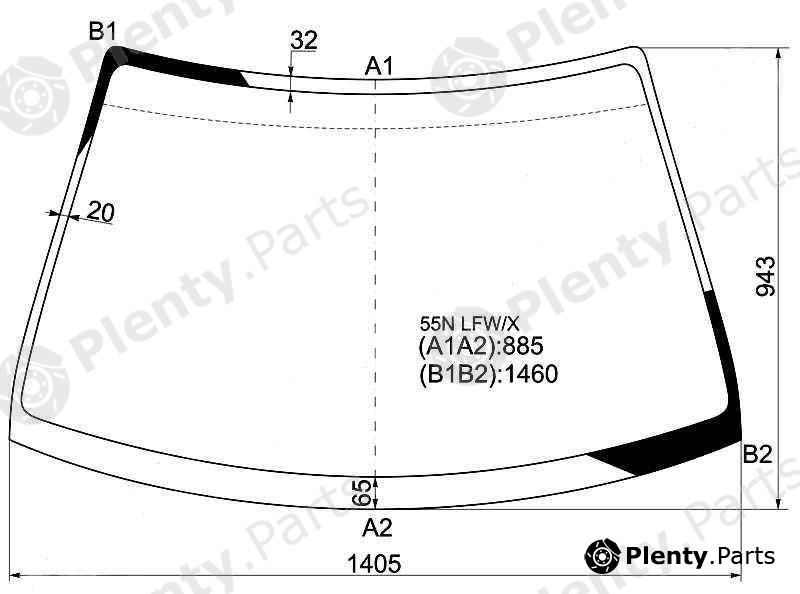  XYG part 55NLFW/X (55NLFWX) Replacement part
