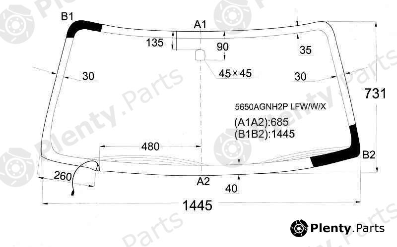  XYG part 5650AGNH2PLFW/W/X (5650AGNH2PLFWWX) Replacement part