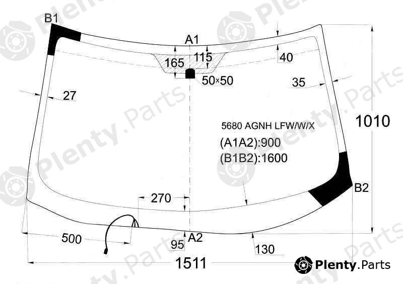  XYG part 5680AGNHLFW/W/X (5680AGNHLFWWX) Replacement part
