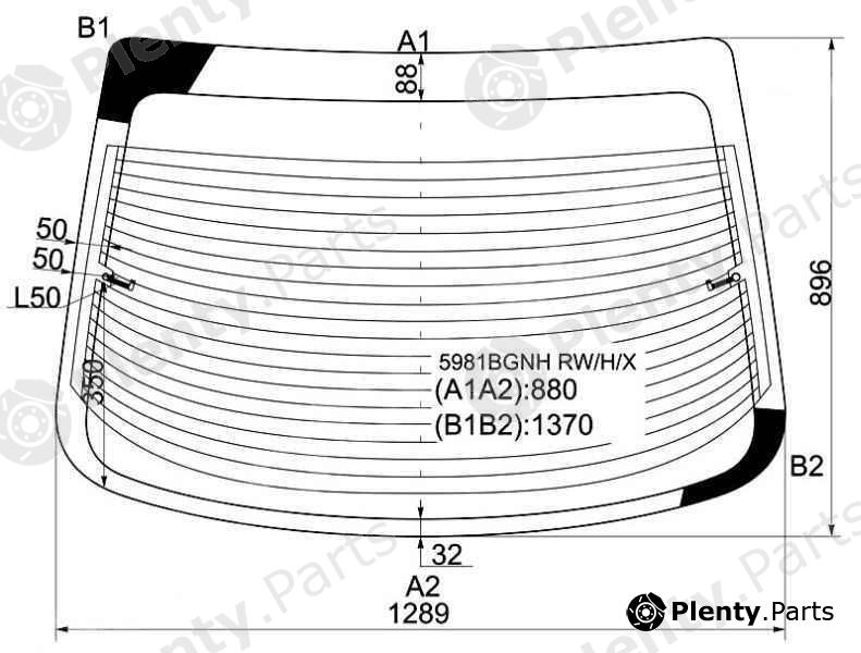  XYG part 5981BGNHRW/H/X (5981BGNHRWHX) Replacement part