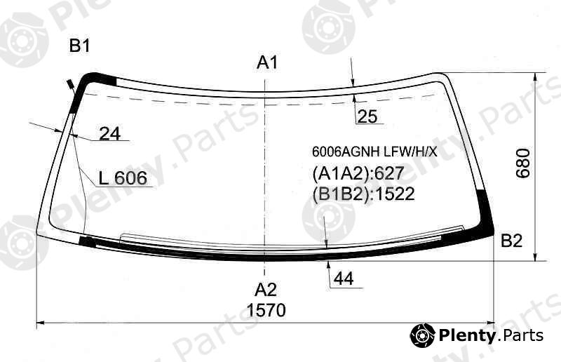  XYG part 6006AGNHLFW/H/X (6006AGNHLFWHX) Replacement part