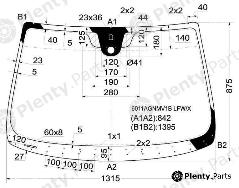  XYG part 6011AGNMV1BLFW/X (6011AGNMV1BLFWX) Replacement part