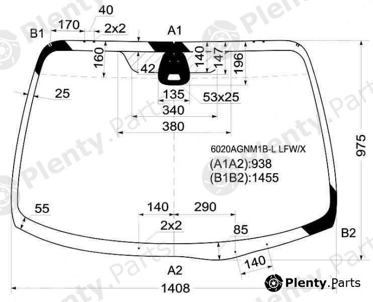  XYG part 6020AGNM1B-LLFW/X (6020AGNM1BLLFWX) Replacement part