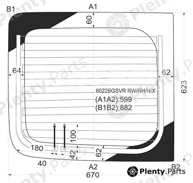  XYG part 6022BGSVRRW/RH/H/X (6022BGSVRRWRHHX) Replacement part