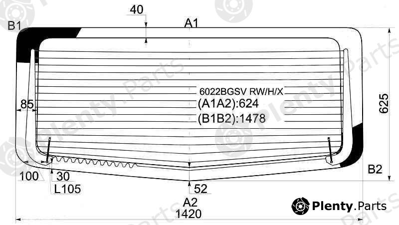  XYG part 6022BGSVRW/H/X (6022BGSVRWHX) Replacement part