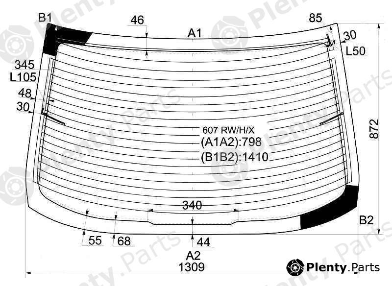  XYG part 607RW/H/X (607RWHX) Replacement part