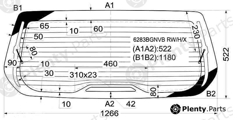  XYG part 6283BGNVBRW/H/X (6283BGNVBRWHX) Replacement part