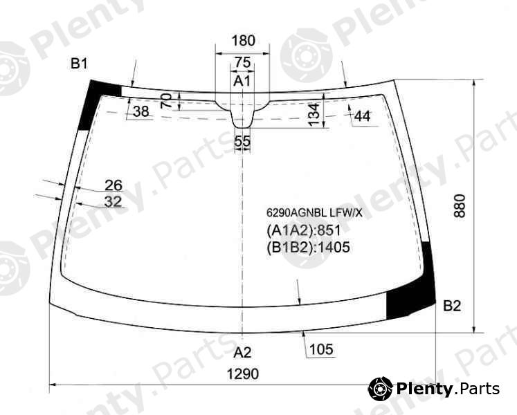  XYG part 6290AGNBLLFW/X (6290AGNBLLFWX) Replacement part