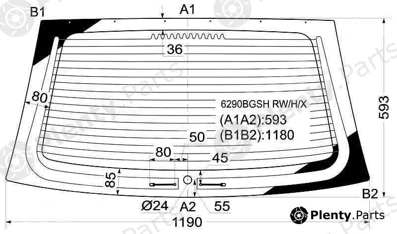  XYG part 6290BGSHRW/H/X (6290BGSHRWHX) Replacement part