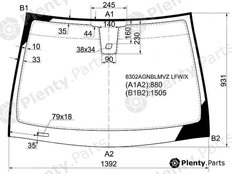  XYG part 6302AGNBLMVZLFW/X (6302AGNBLMVZLFWX) Replacement part