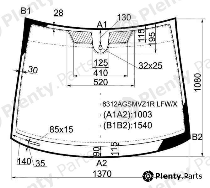  XYG part 6312AGSMVZ1RLFW/X (6312AGSMVZ1RLFWX) Replacement part