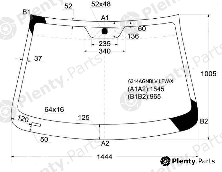  XYG part 6314AGNBLVLFW/X (6314AGNBLVLFWX) Replacement part