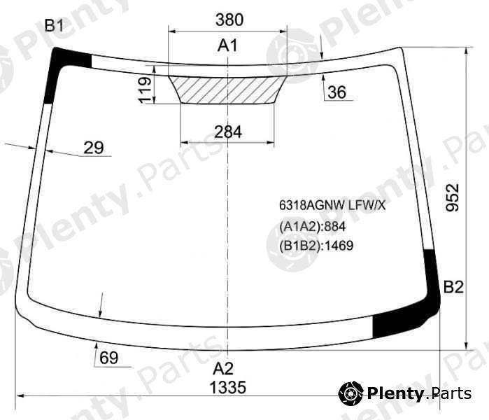  XYG part 6318AGNWLFW/X (6318AGNWLFWX) Replacement part
