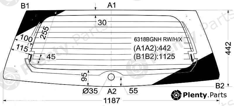  XYG part 6318BGNHRW/H/X (6318BGNHRWHX) Replacement part
