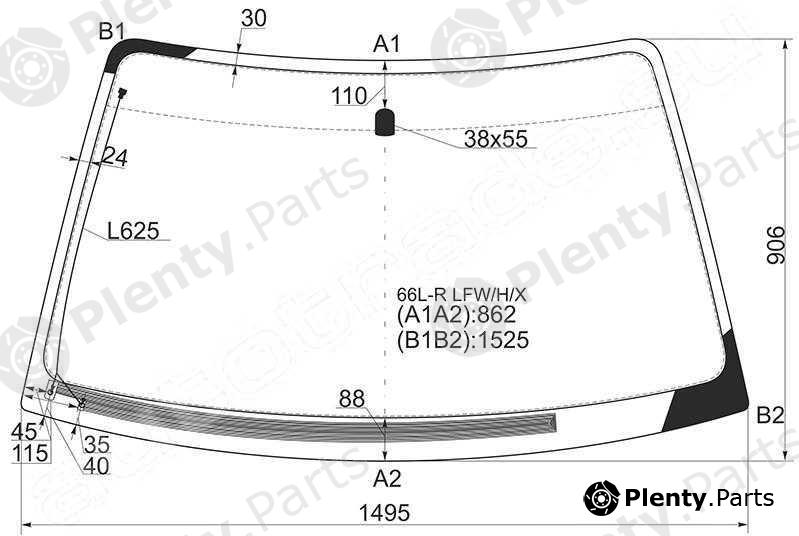  XYG part 66L-RLFW/H/X (66LRLFWHX) Replacement part