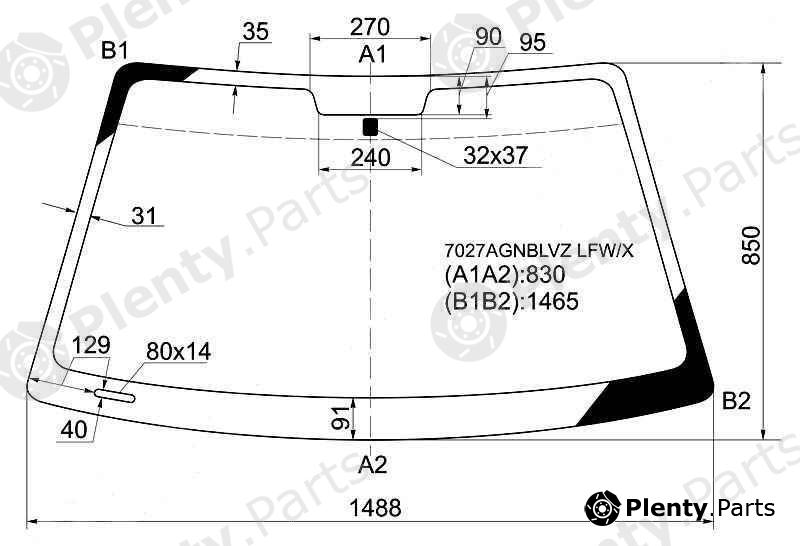  XYG part 7027AGNBLVZLFW/X (7027AGNBLVZLFWX) Replacement part
