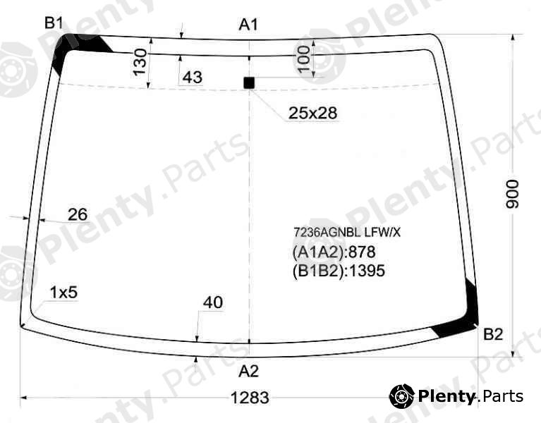  XYG part 7236AGNBLLFW/X (7236AGNBLLFWX) Replacement part