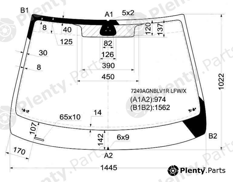  XYG part 7249AGNBLV1RLFW/X (7249AGNBLV1RLFWX) Replacement part