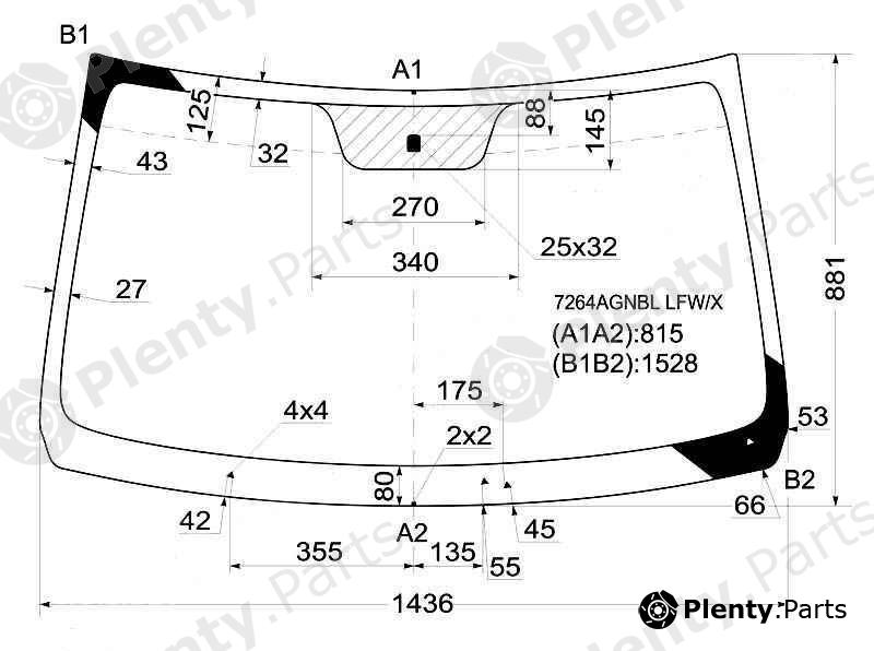  XYG part 7264AGNBLLFW/X (7264AGNBLLFWX) Replacement part